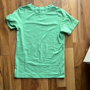 Vibrant Green Casual Tee